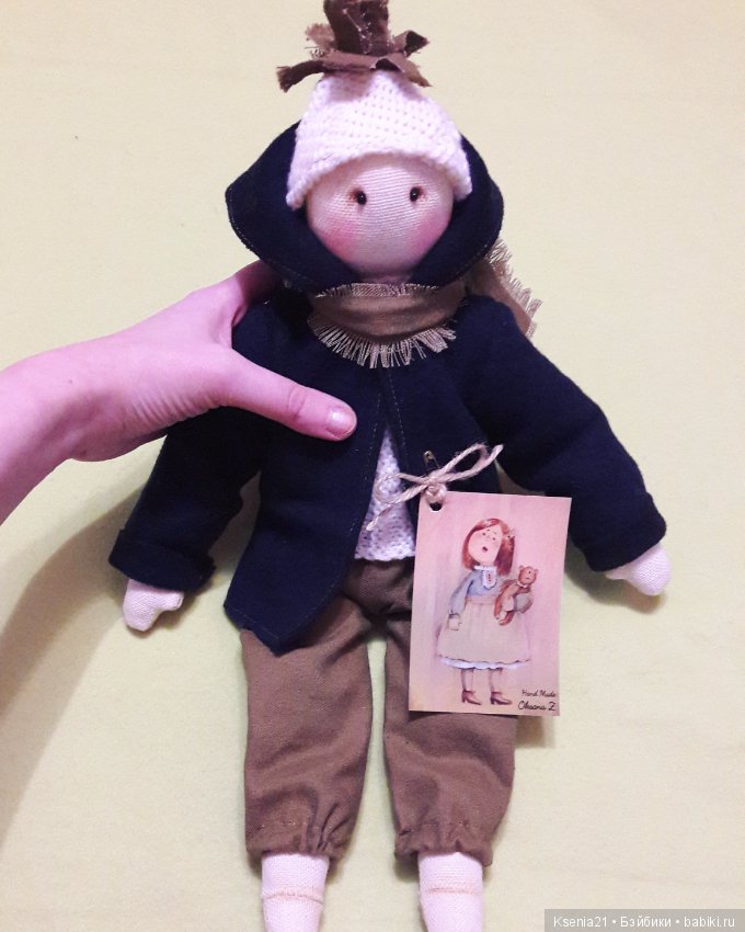 Тряпичный человечек — Авторские текстильные куклы: Вальдорфские (фото 7)