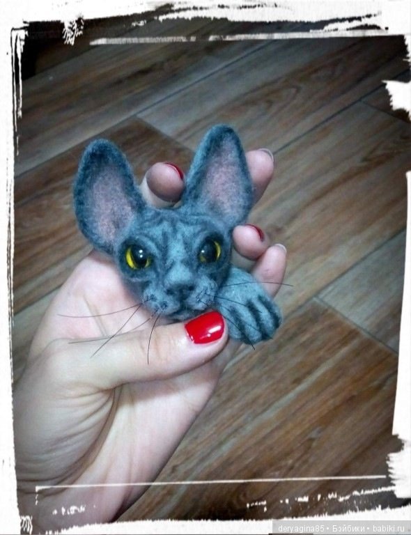 Брошь — Валяные игрушки из шерсти: сухое валяние (фото 6)