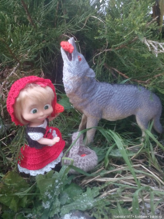 Наши Маша и Даша... Машино перевоплощение в Красную шапочку (фото 10)