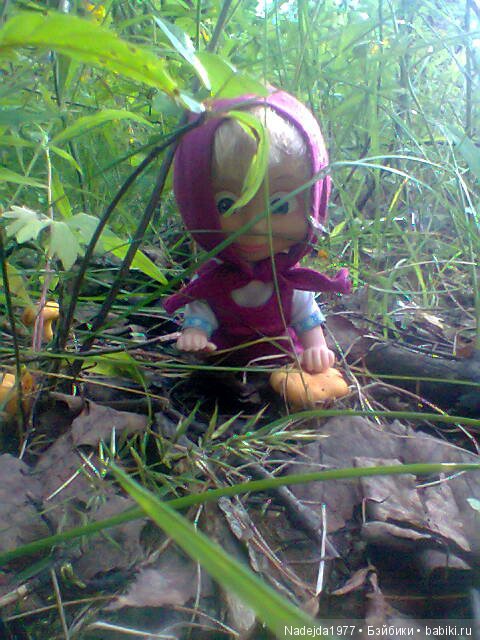 Наши Маша и Даша... Машино перевоплощение в Красную шапочку