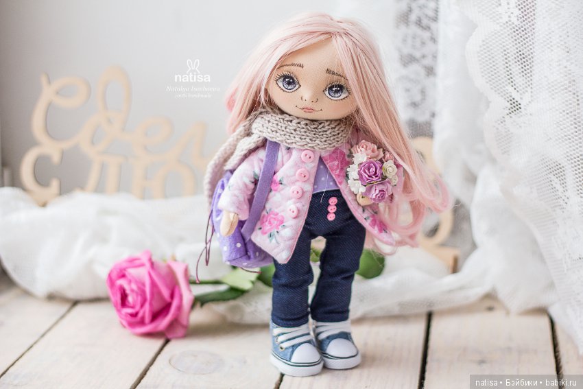 Когда у нее фиалковые глаза и розовые волосы. Куколка от Наташи Исенбаевой (фото 7)