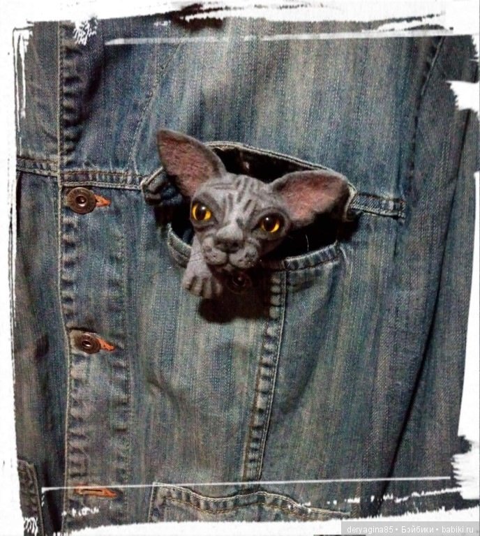 Брошь Сфинкс — Валяные игрушки из шерсти: сухое валяние (фото 10)