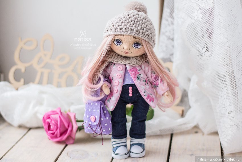 Когда у нее фиалковые глаза и розовые волосы. Куколка от Наташи Исенбаевой (фото 3)