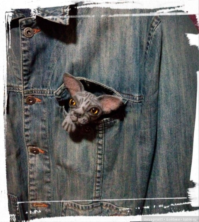 Брошь Сфинкс — Валяные игрушки из шерсти: сухое валяние