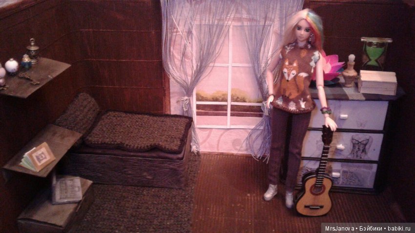 Румбокс для куклы 30 см ростом. Комната Джареда