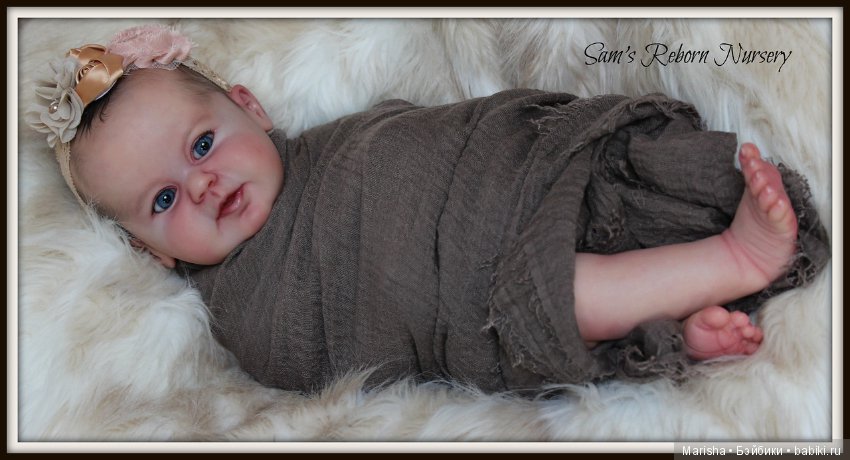 Малышка реборн из молда Kenai, скульптор Ina Volprich. Детская Sam's Reborn Nursery