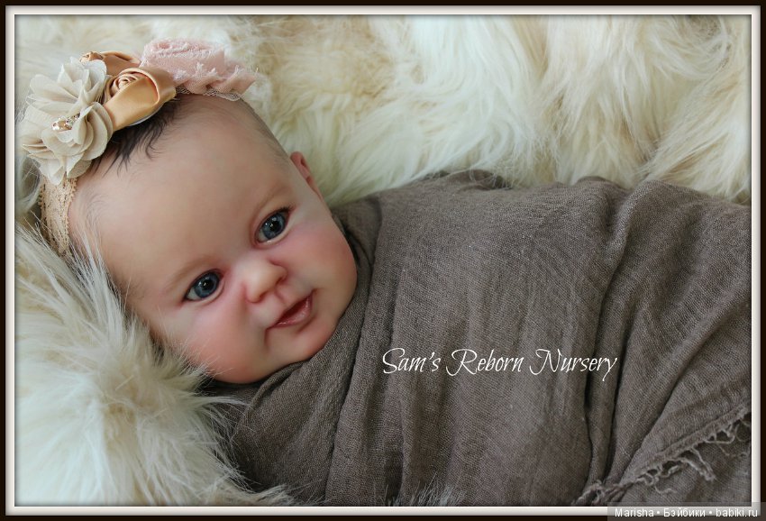 Малышка реборн из молда Kenai, скульптор Ina Volprich. Детская Sam's Reborn Nursery