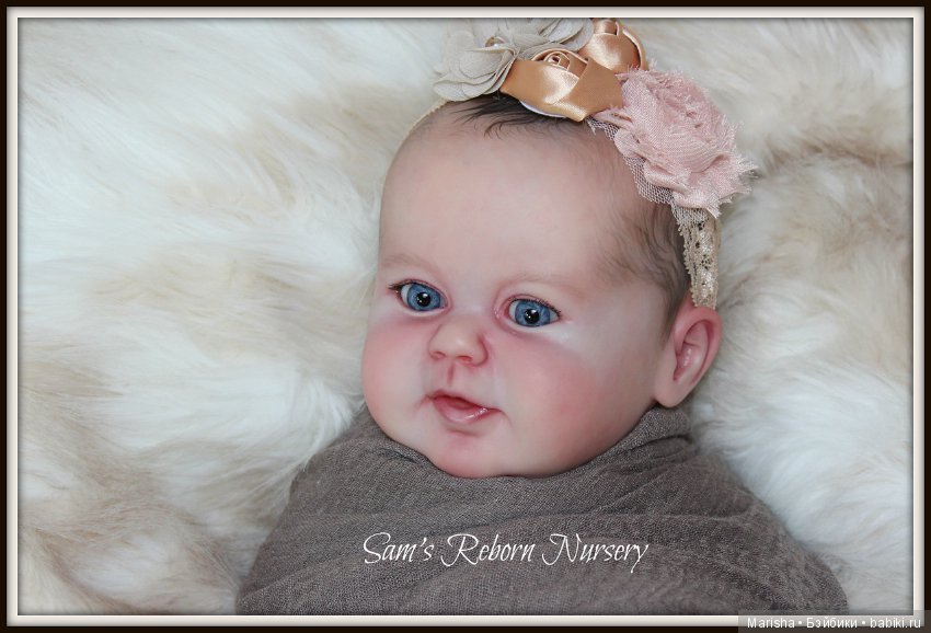 Малышка реборн из молда Kenai, скульптор Ina Volprich. Детская Sam's Reborn Nursery