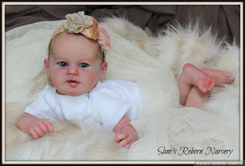 Малышка реборн из молда Kenai, скульптор Ina Volprich. Детская Sam's Reborn Nursery