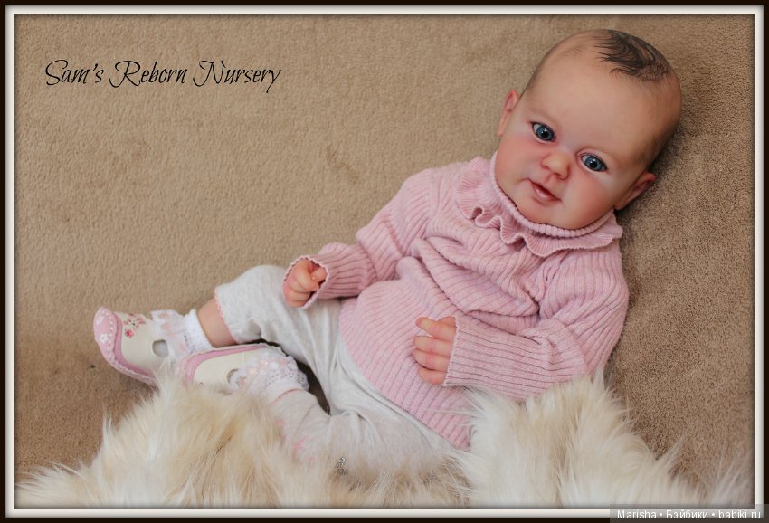 Малышка реборн из молда Kenai, скульптор Ina Volprich. Детская Sam's Reborn Nursery (фото 10)