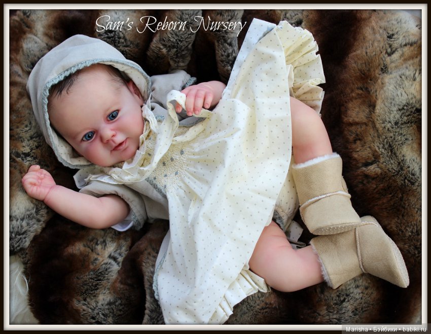 Малышка реборн из молда Kenai, скульптор Ina Volprich. Детская Sam's Reborn Nursery