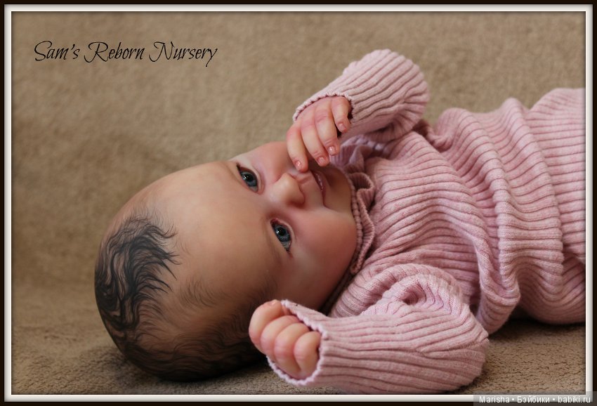 Малышка реборн из молда Kenai, скульптор Ina Volprich. Детская Sam's Reborn Nursery