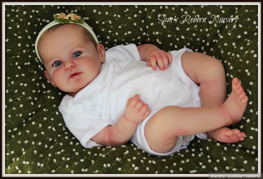 Малышка реборн из молда Kenai, скульптор Ina Volprich. Детская Sam's Reborn Nursery (фото 5)