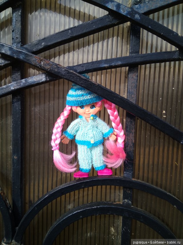 Хотела куклу с розовыми волосами? Получи! Кукла Флетси, Flatsy doll (фото 8)