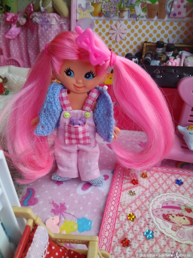 Хотела куклу с розовыми волосами? Получи! Кукла Флетси, Flatsy doll