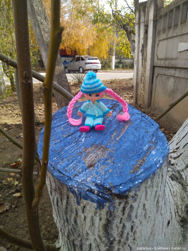 Хотела куклу с розовыми волосами? Получи! Кукла Флетси, Flatsy doll (фото 2)