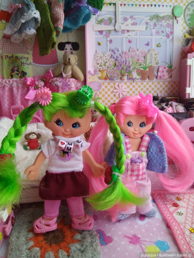 Хотела куклу с розовыми волосами? Получи! Кукла Флетси, Flatsy doll