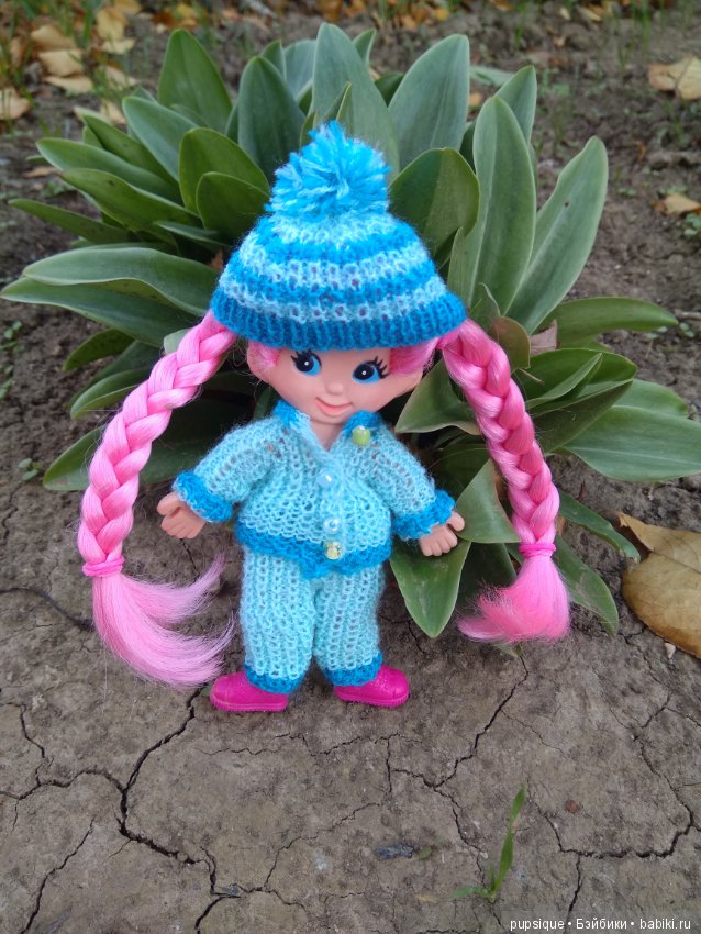 Хотела куклу с розовыми волосами? Получи! Кукла Флетси, Flatsy doll (фото 5)