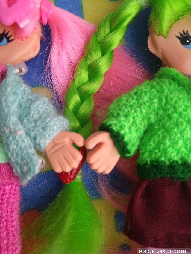 Хотела куклу с розовыми волосами? Получи! Кукла Флетси, Flatsy doll