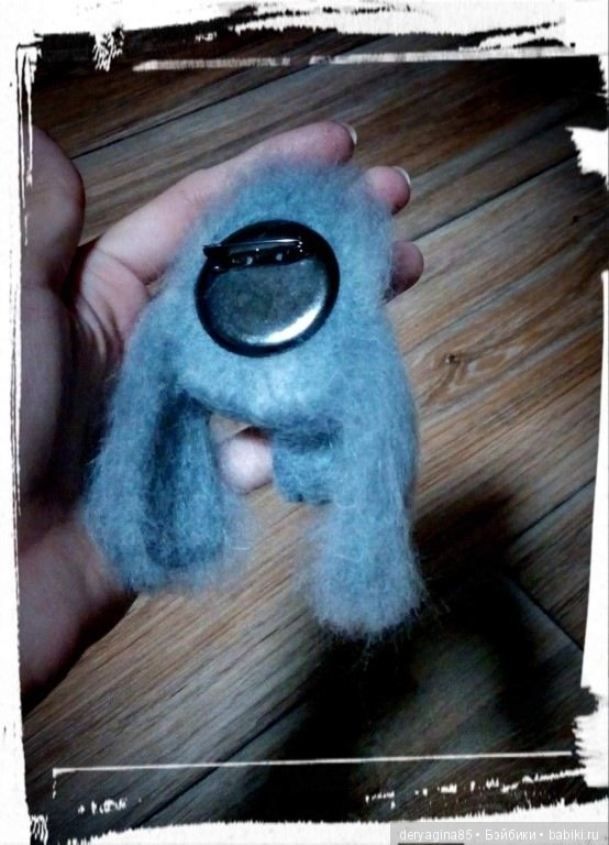 Брошь — Валяные игрушки из шерсти: сухое валяние (фото 6)