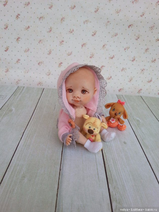 Викуся — Авторские миниатюрные куклы: лепка (фото 7)