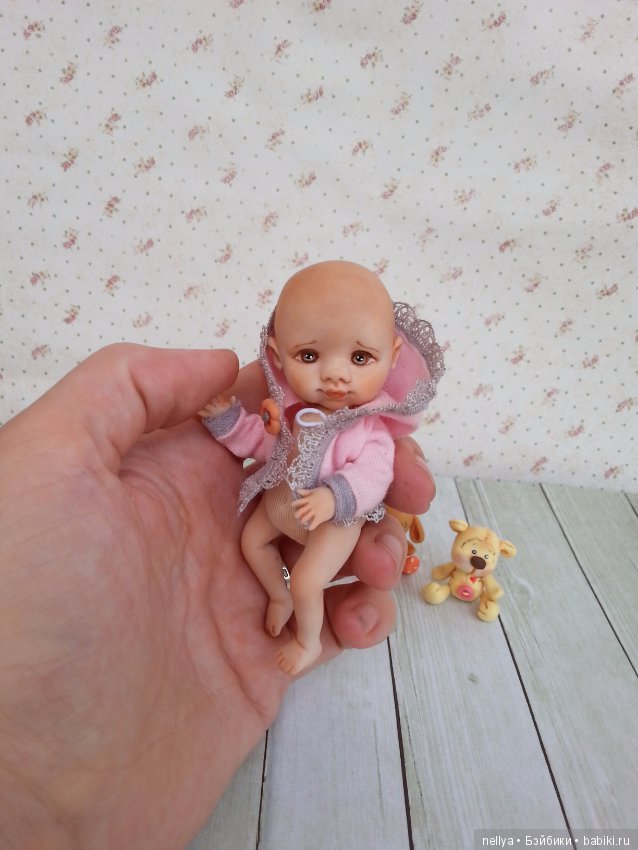 Викуся — Авторские миниатюрные куклы: лепка (фото 9)