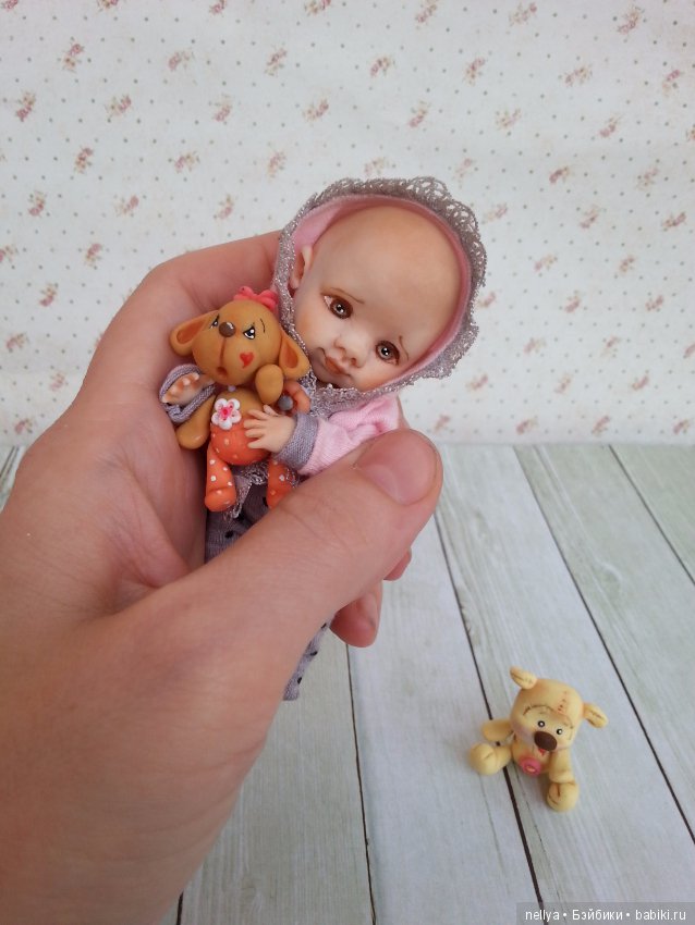 Викуся — Авторские миниатюрные куклы: лепка