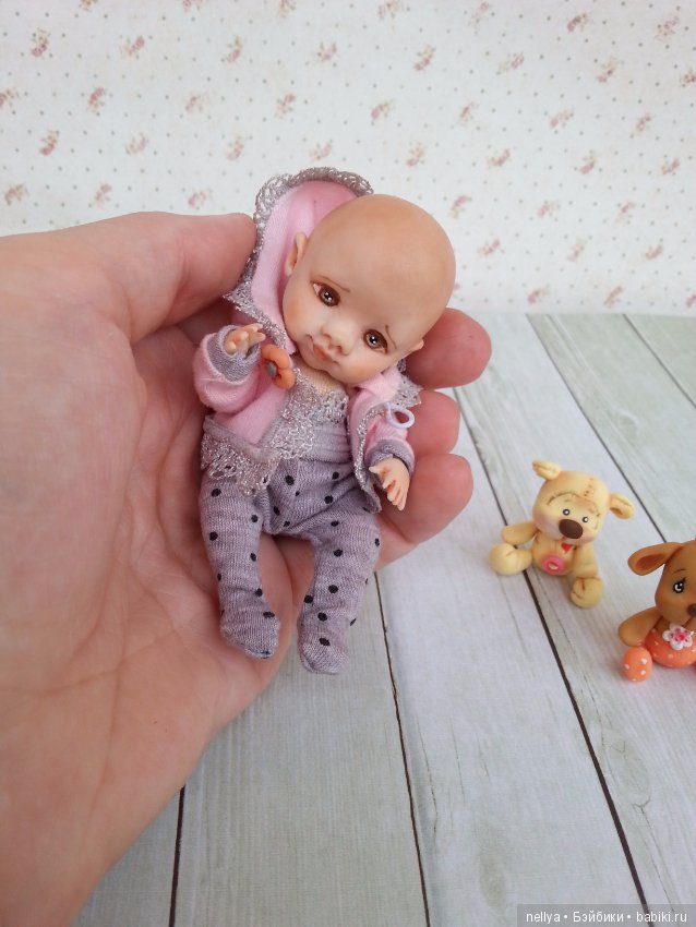 Викуся — Авторские миниатюрные куклы: лепка