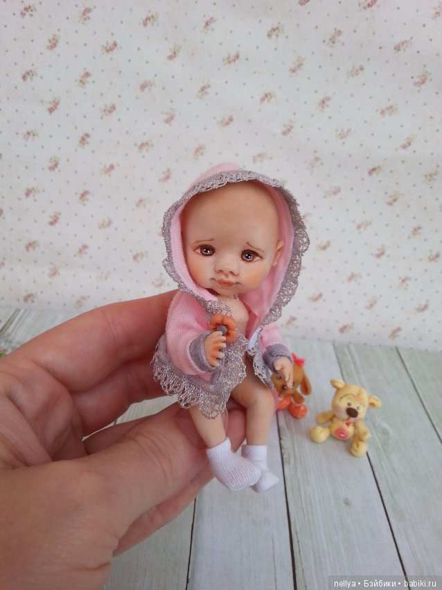 Викуся — Авторские миниатюрные куклы: лепка (фото 8)