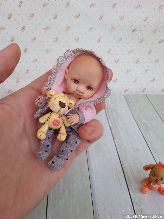 Викуся — Авторские миниатюрные куклы: лепка