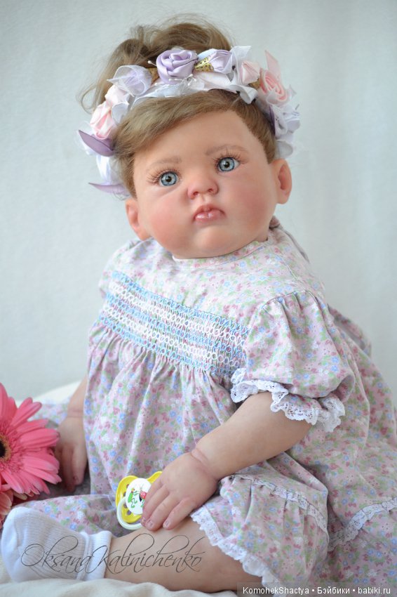 Любимая плюшка! Кукла реборн Настасья