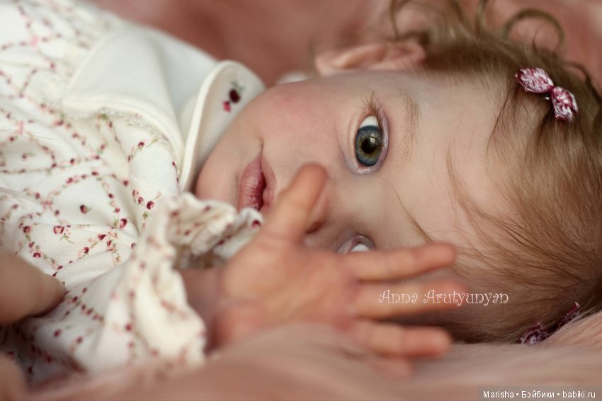 Куколка реборн Анны Арутюнян из молда Maxi by Sigrid Bock (фото 7)