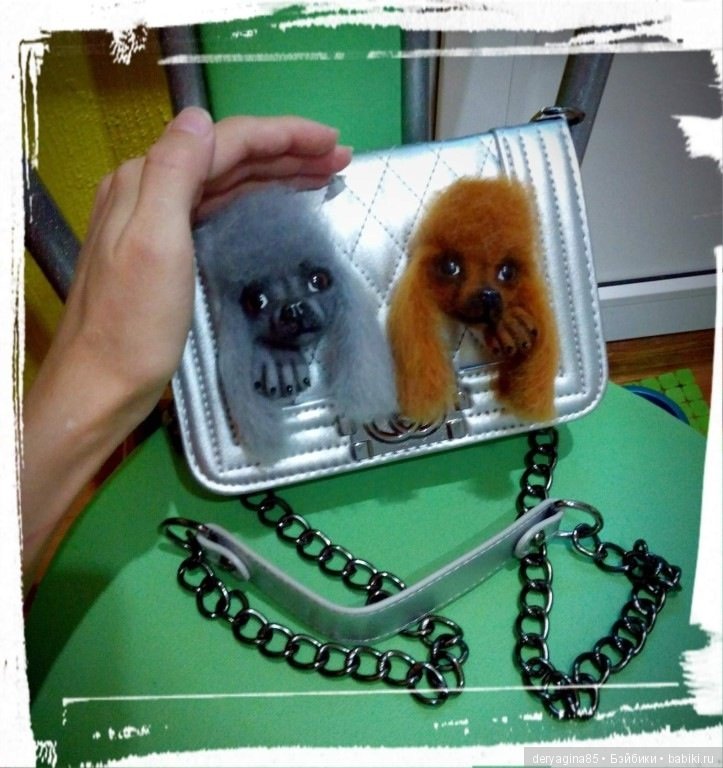 "Красный пудель" — Валяные игрушки из шерсти: сухое валяние (фото 3)