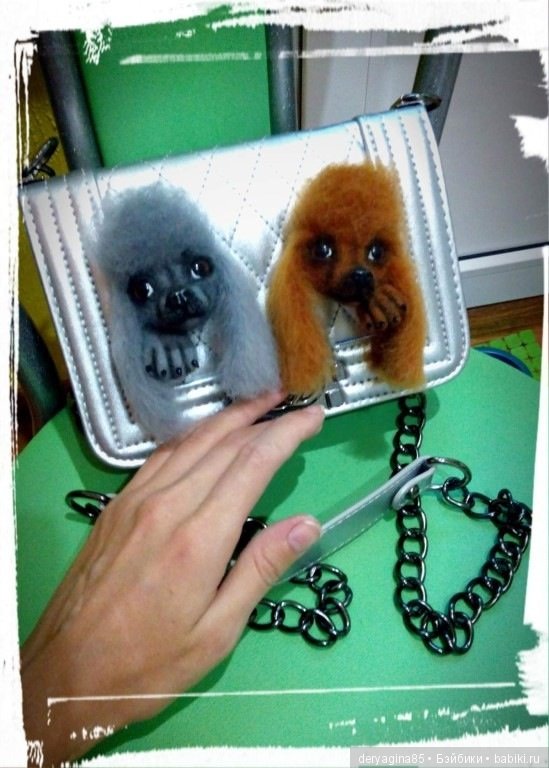 "Красный пудель" — Валяные игрушки из шерсти: сухое валяние (фото 2)