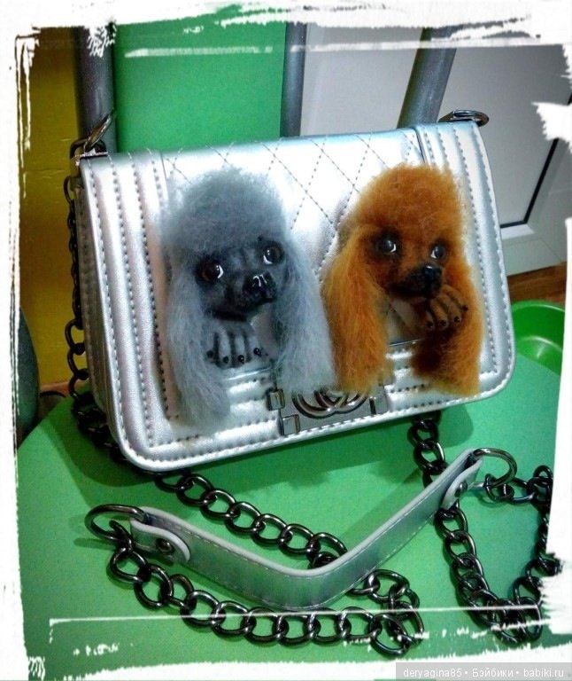 "Красный пудель" — Валяные игрушки из шерсти: сухое валяние (фото 4)