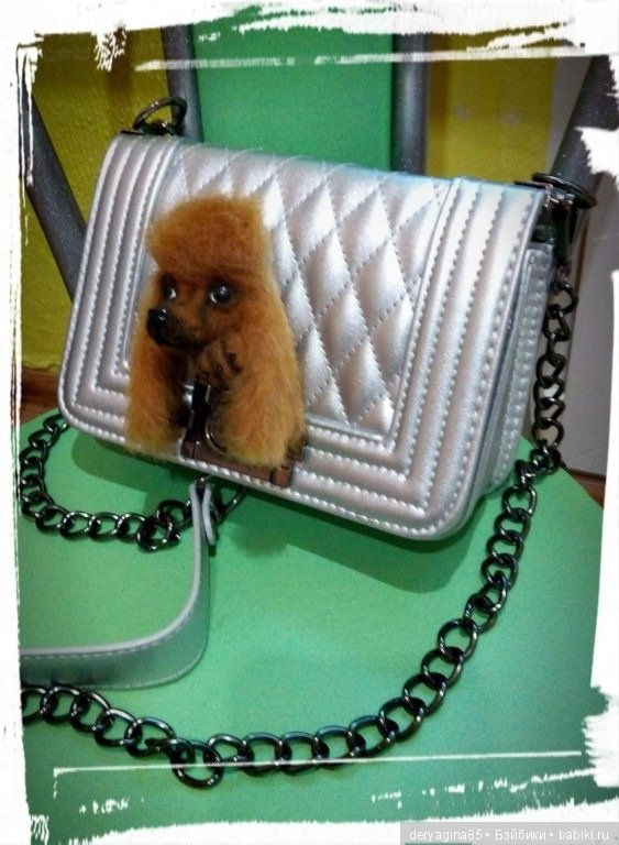 "Красный пудель" — Валяные игрушки из шерсти: сухое валяние (фото 6)