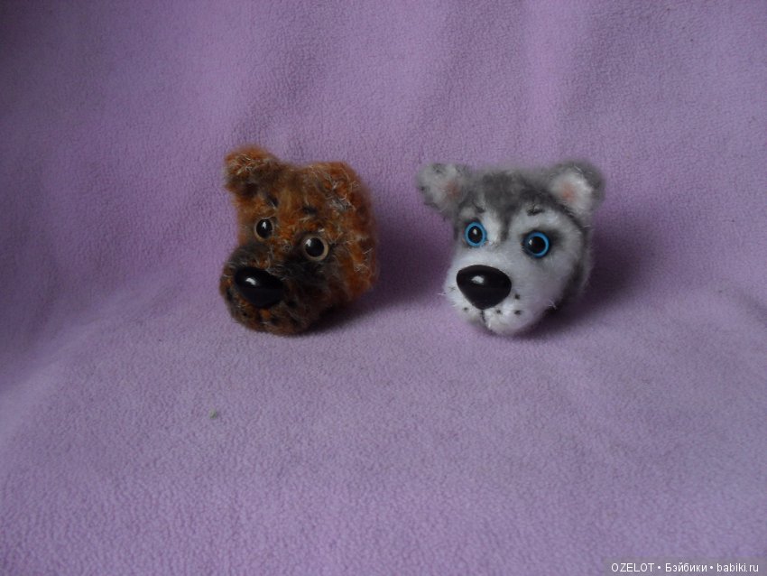 Звероброши Собачки — Вязаные игрушки и амигуруми: крючком (фото 2)