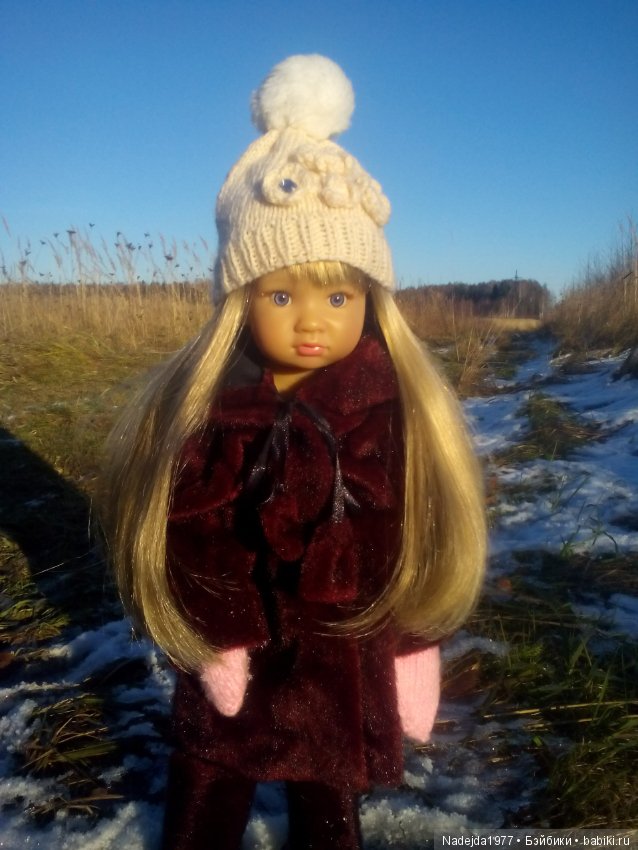 Марейка прогулялась по первому снегу (фото 3)