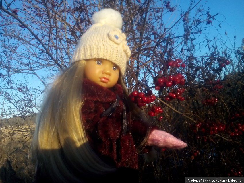 Марейка прогулялась по первому снегу