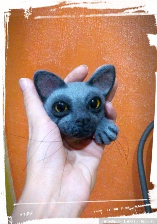 Брошь — Валяные игрушки из шерсти: сухое валяние