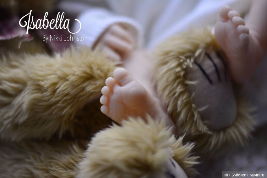 Молд для куклы реборн Little Isabella, скульптор Nikki Johnston (фото 8)