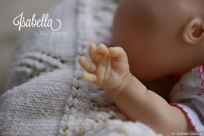 Молд для куклы реборн Little Isabella, скульптор Nikki Johnston (фото 2)