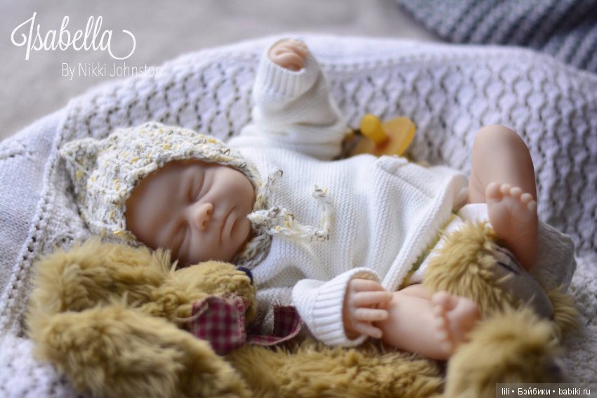 Молд для куклы реборн Little Isabella, скульптор Nikki Johnston (фото 7)