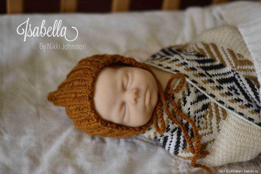 Молд для куклы реборн Little Isabella, скульптор Nikki Johnston