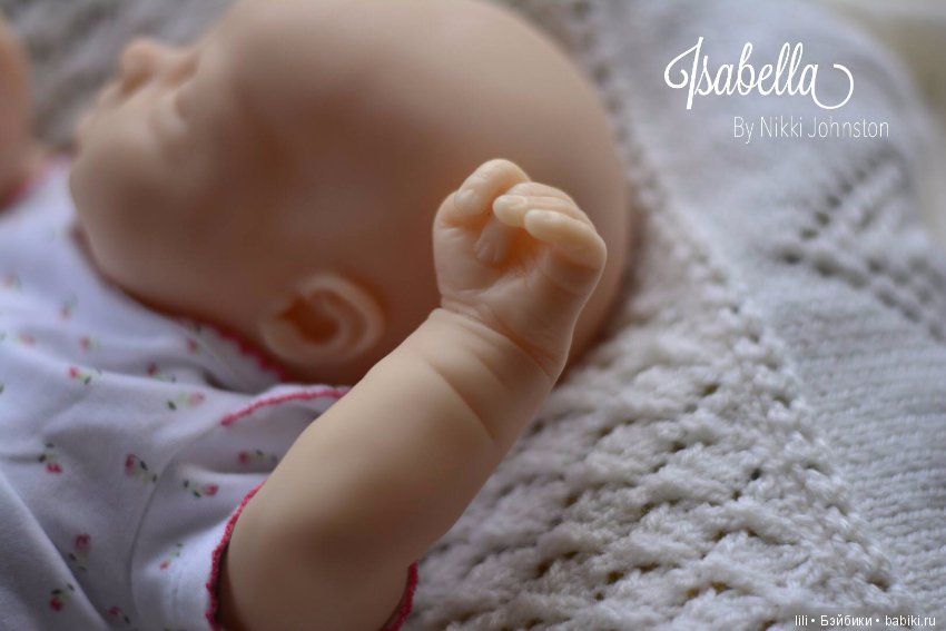 Молд для куклы реборн Little Isabella, скульптор Nikki Johnston (фото 9)