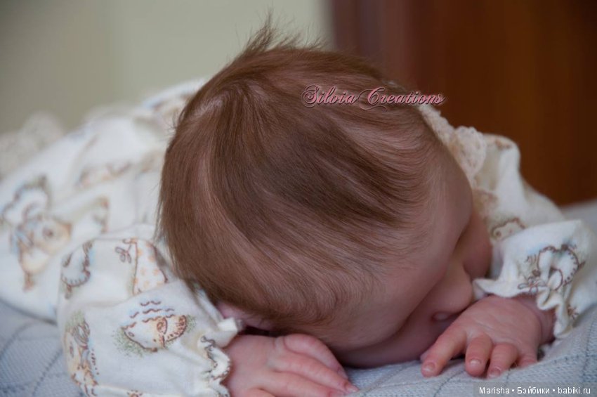 Спящий малыш реборн, молд Xander скульптора Cassie Ann Brace, прототип Silvia Ezquerra