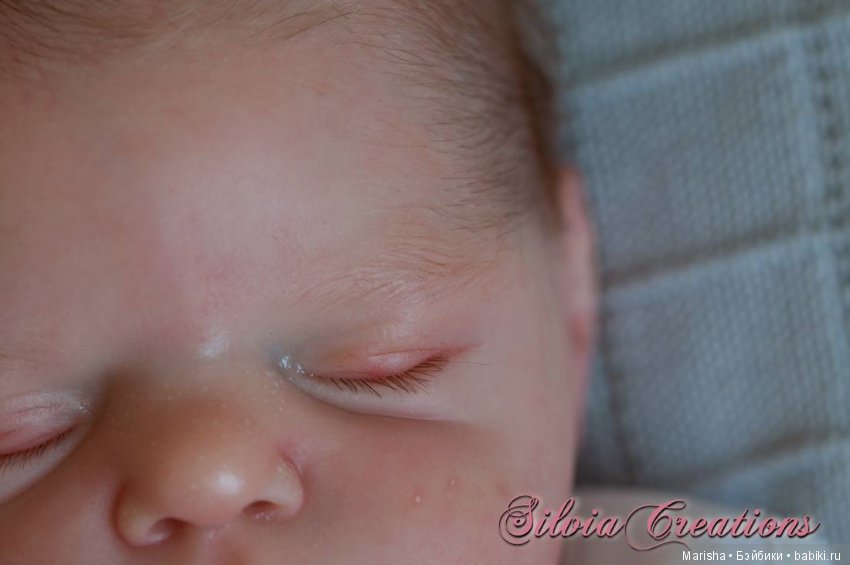 Спящий малыш реборн, молд Xander скульптора Cassie Ann Brace, прототип Silvia Ezquerra