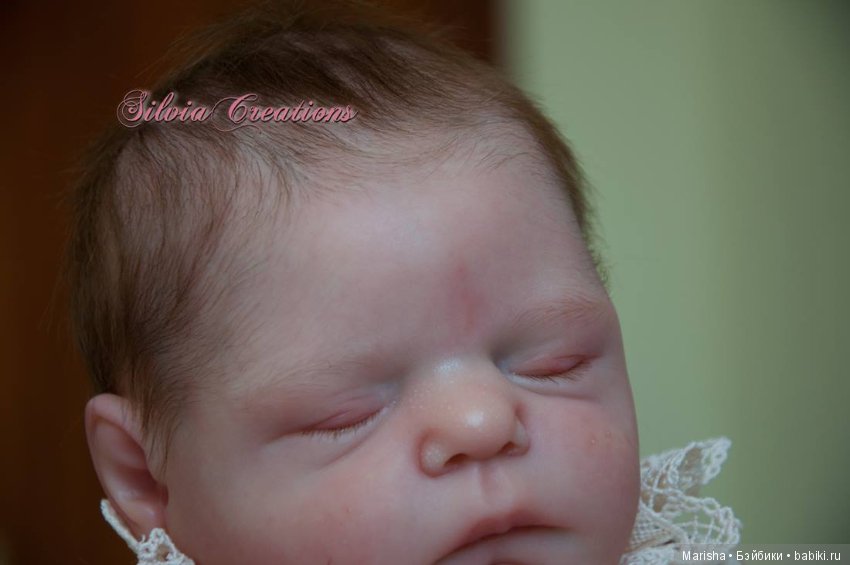 Спящий малыш реборн, молд Xander скульптора Cassie Ann Brace, прототип Silvia Ezquerra