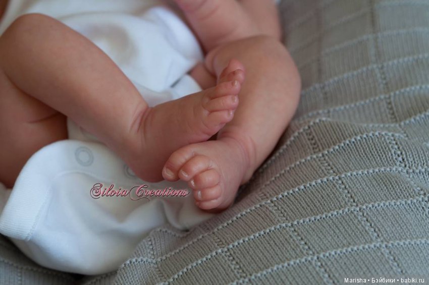 Спящий малыш реборн, молд Xander скульптора Cassie Ann Brace, прототип Silvia Ezquerra