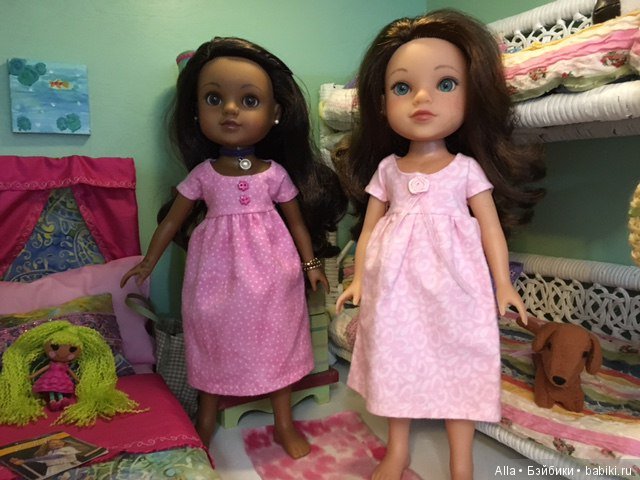 Выкройка платья на кукол Hearts to Hearts, 14 дюймов